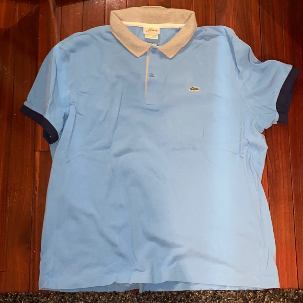 Lacoste men’s collared shirt. Size 7. Regular fit